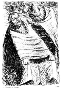En als de wereld vol duivels was! door Ernst Barlach